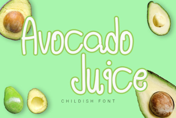 Avocado Juice: A Playful Script Font for Editorial Design