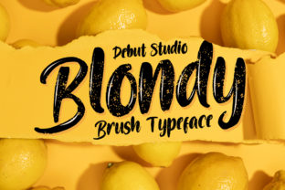 Blondy: A Handwritten Font for Standout Editorial Design