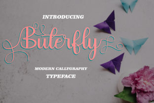 Buterfly: A Modern Calligraphy Font for Elegant Branding