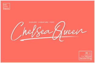 Chelsea Queen: An Elegant Handwritten Font for Editorial Design