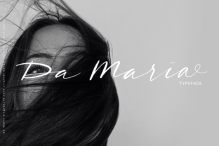Da Maria: A Playfully Romantic Script Font for Editorial Charm