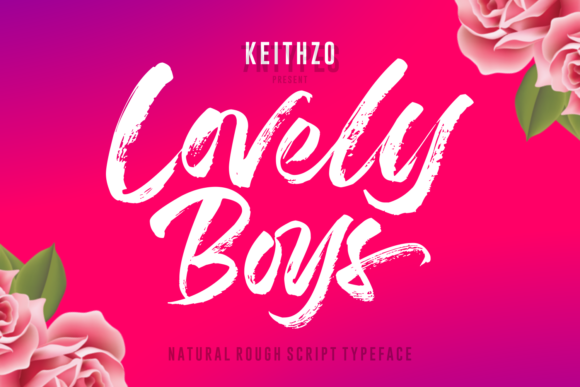 Discover Lovely Boys: A Natural Script Font for Web Design