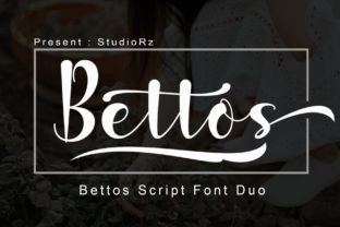 Elegant Handwritten Script: Bettos for Editorial Design