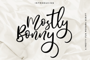 Enhance Your Brand with Mostly Bonny Font