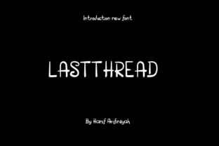 Experience Elegance with Lastthread: A Script Font for Web Design