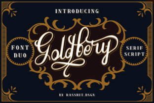 Goldbery: Elevate Your Brand with This Elegant Script Font