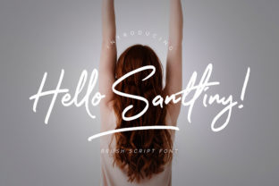 Hello Santtiny: A Charming Script Font for Editorial Design