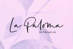 La Paloma: A Handwritten Font for Elegant Editorial Design