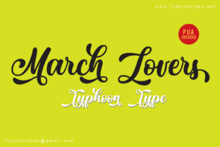 March Lovers: A Striking and Elegant Typeface for Editorial Design