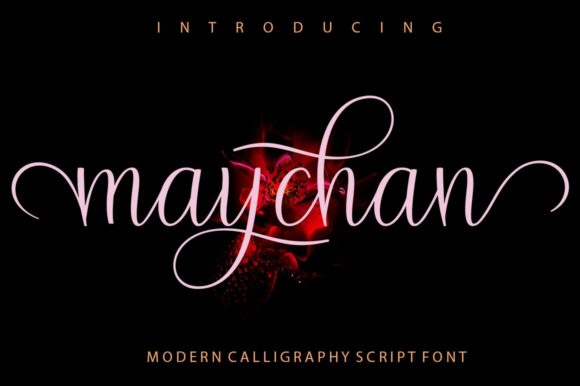 Maychan: A Modern Script Font for Elegant Publishing