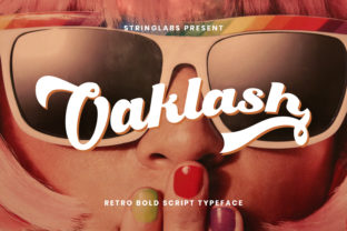 Oaklash: A Script Font with Elegance and Edge