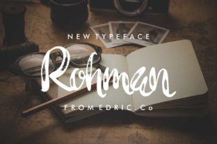 Rohman: A Handwritten Font for Editorial Charm