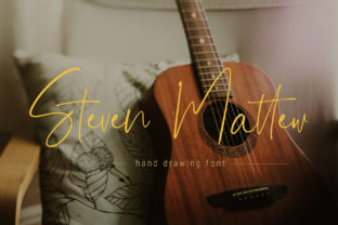 Steven Mattew: A Fresh Script Font for Creative Branding