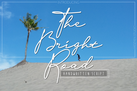 The Bright Road: A Bold Script Font for Modern Marketers