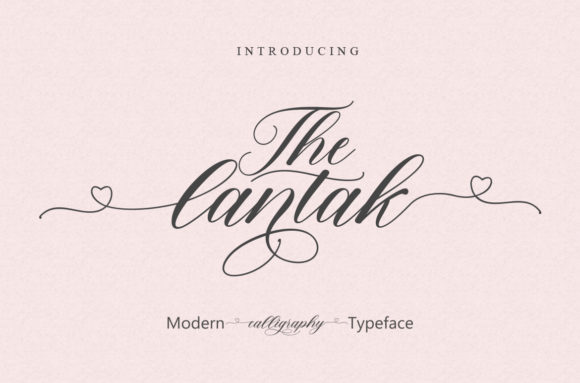 The Lantak: A Modern Calligraphy Font for Editorial Charm